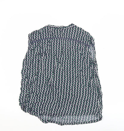 JoJo Maman Bébé Women's Multicoloured Geometric Sleeveless Tunic Blouse Size S
