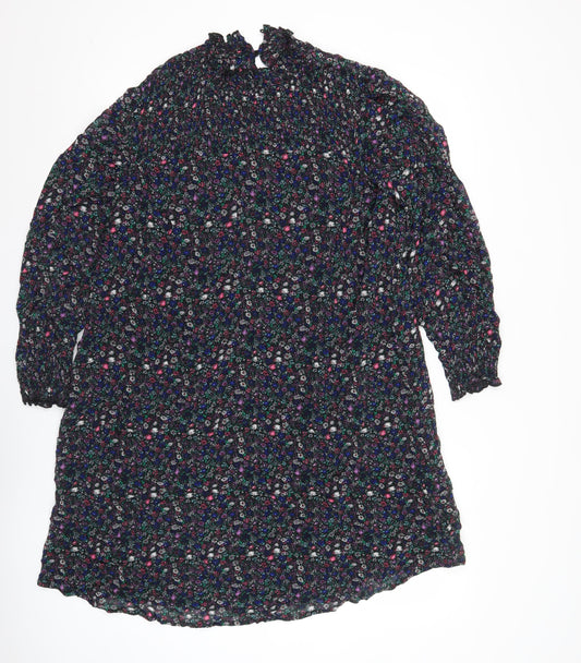 Marks and Spencer Womens Multicoloured Floral Shift Dress Size 12