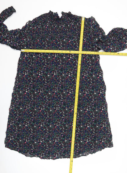 Marks and Spencer Womens Multicoloured Floral Shift Dress Size 12