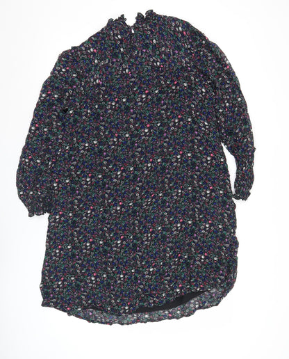 Marks and Spencer Womens Multicoloured Floral Shift Dress Size 12