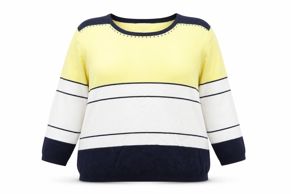 Womens UK Size XL BASSINI Multicoloured Pullover Jumper
