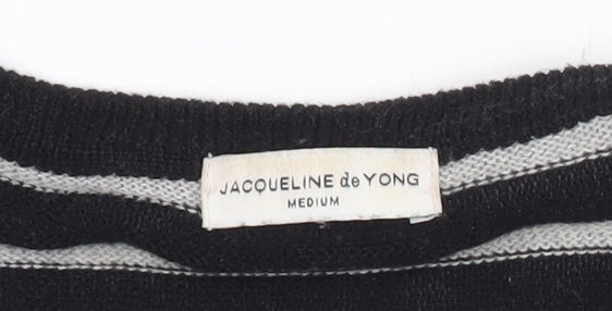 Womens UK Size M Jacqueline de Yong Black Pullover Jumper