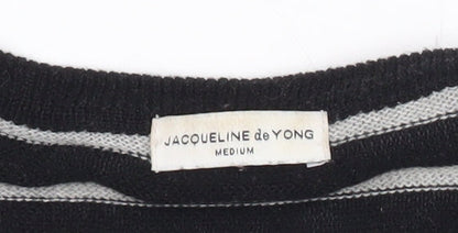 Womens UK Size M Jacqueline de Yong Black Pullover Jumper