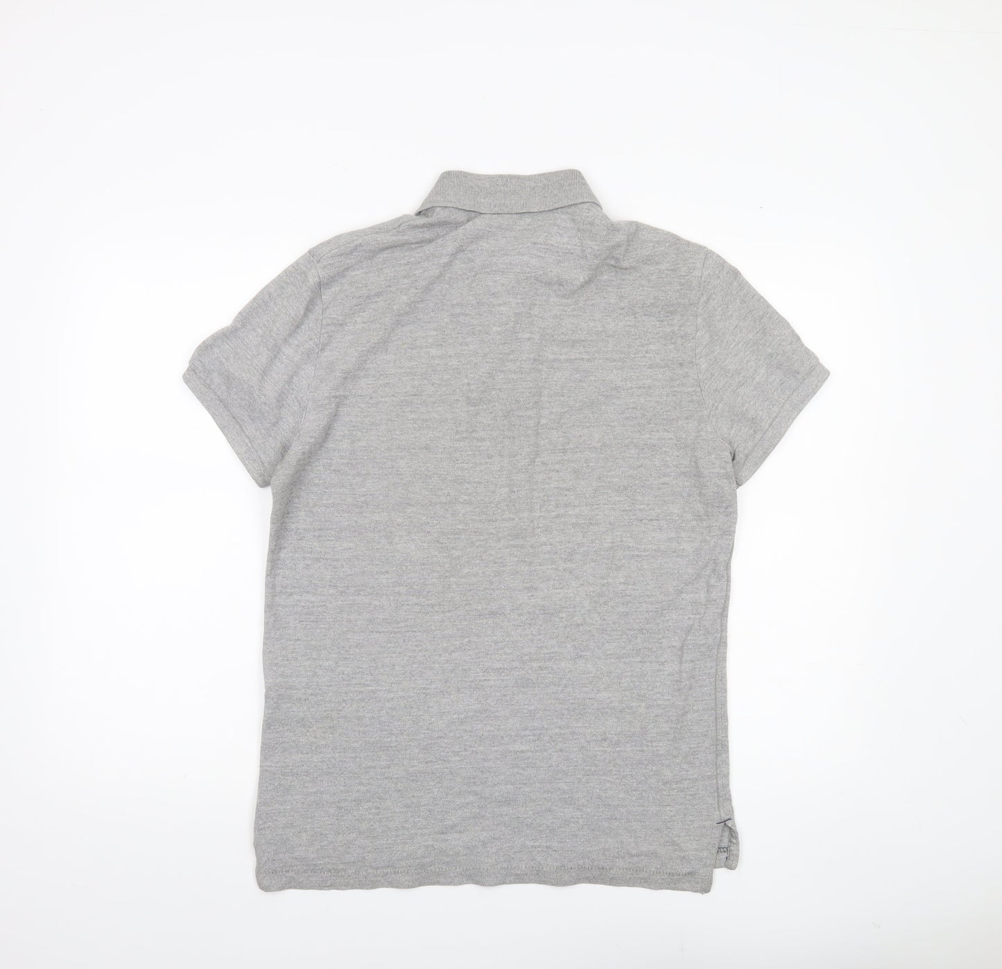 American Eagle Men’s Grey Polo Shirt Athletic Fit Size S