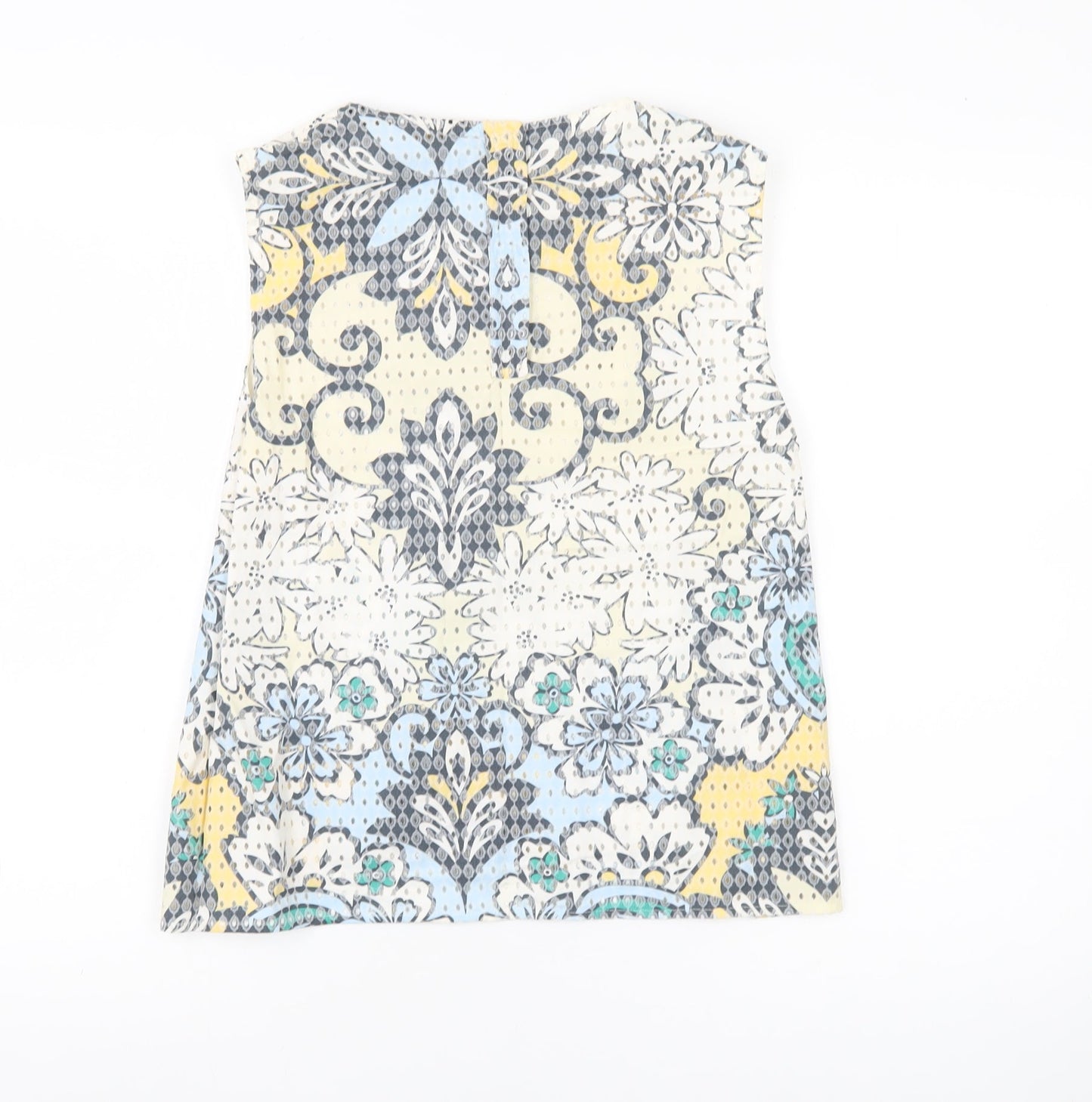 Zara Women’s Multicoloured XS Sleeveless Floral Blouse