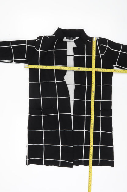 Womens UK Size S Tahari Black Cardigan Jumper