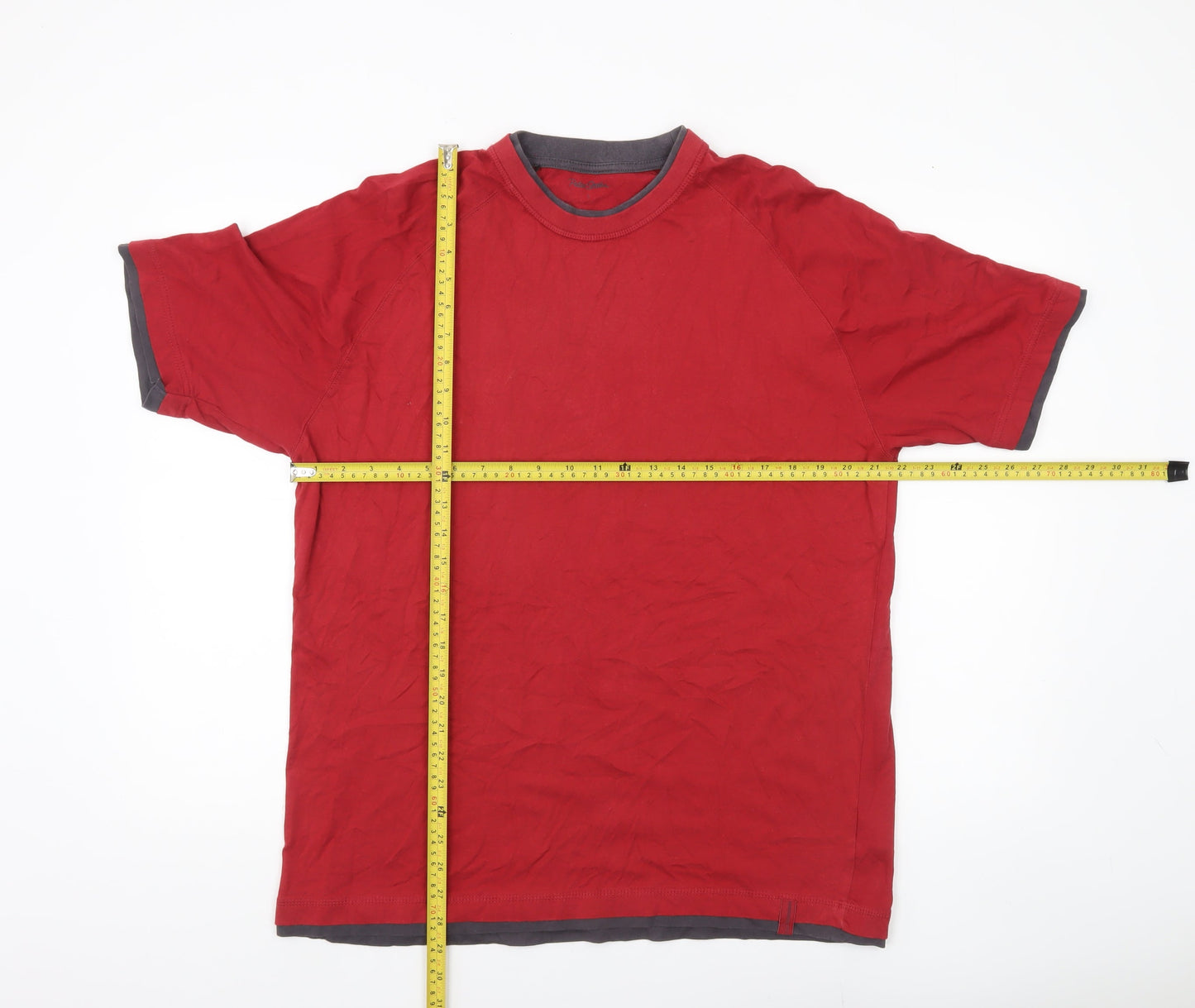 Peter Storm Men's Red Crew Neck Cotton T-Shirt L