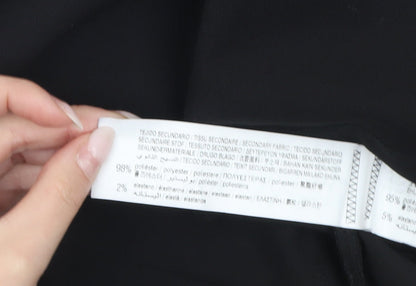 Pull&Bear Women’s Black Bodycon Short Dress Size 8 Sleeveless