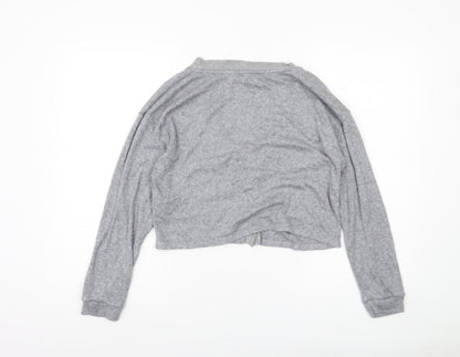 Womens UK Size S Zara Grey Cardigan Jumper