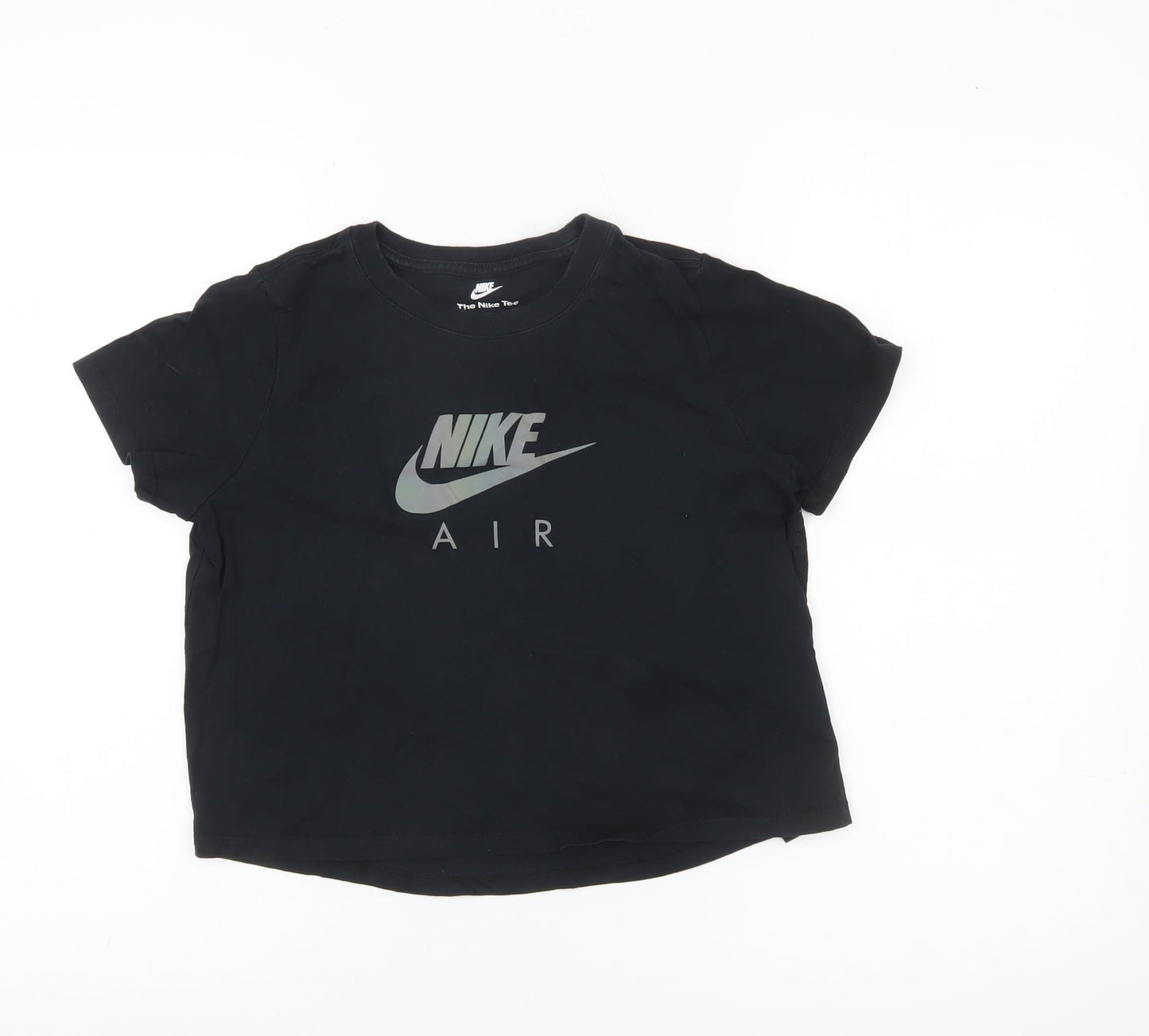 Nike Girls Black XL Short Sleeve Logo Sports T-Shirt