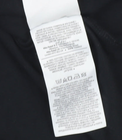 Nike Girls Black XL Short Sleeve Logo Sports T-Shirt