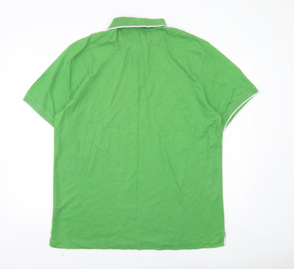 Port Authority Men’s Green XL Polo Shirt Cotton Blend