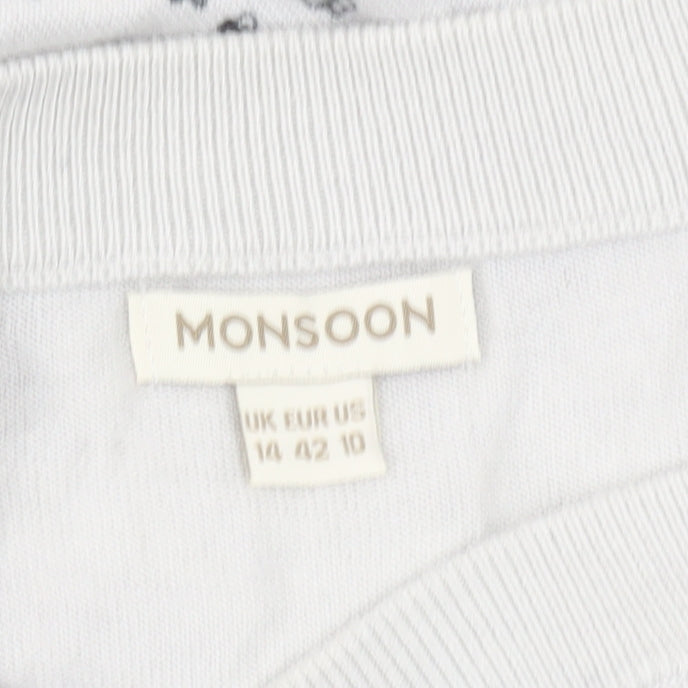 Womens UK Size 14 Monsoon White Pullover Jumper
