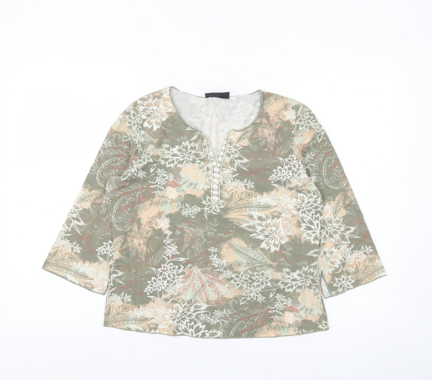 Principles Womens Multicoloured Floral Tunic Blouse Size 16