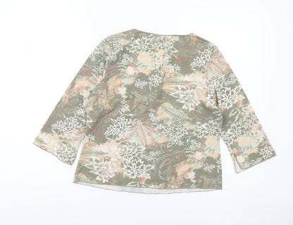 Principles Womens Multicoloured Floral Tunic Blouse Size 16
