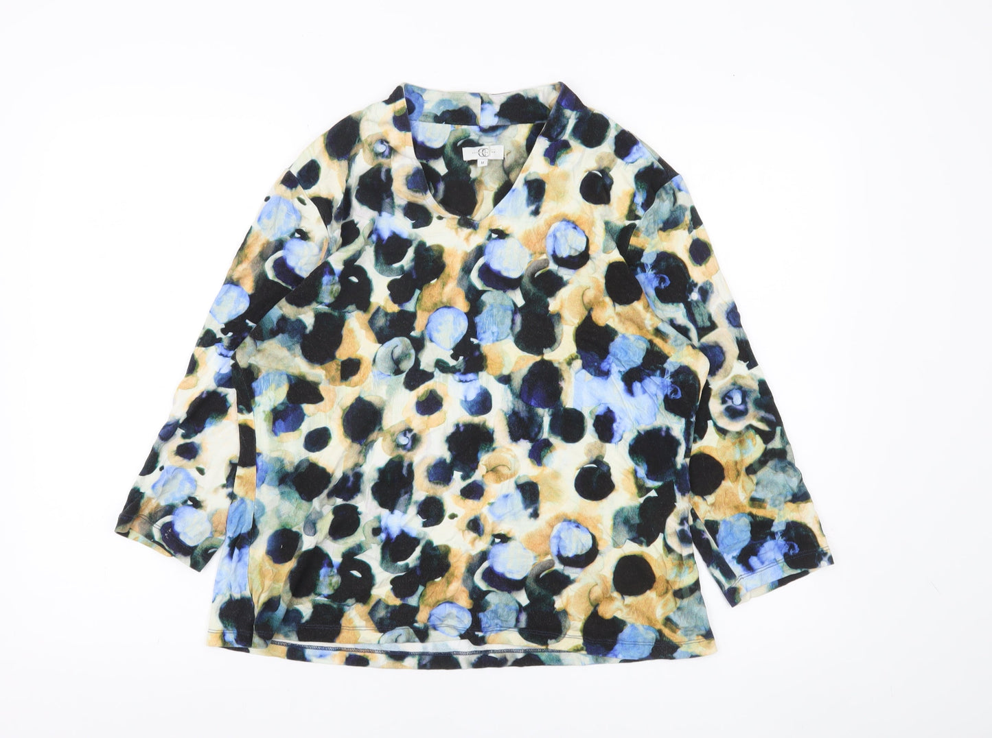 Country Casuals Women’s Multicoloured Animal Print Viscose Blouse M