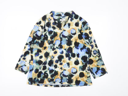 Country Casuals Women’s Multicoloured Animal Print Viscose Blouse M