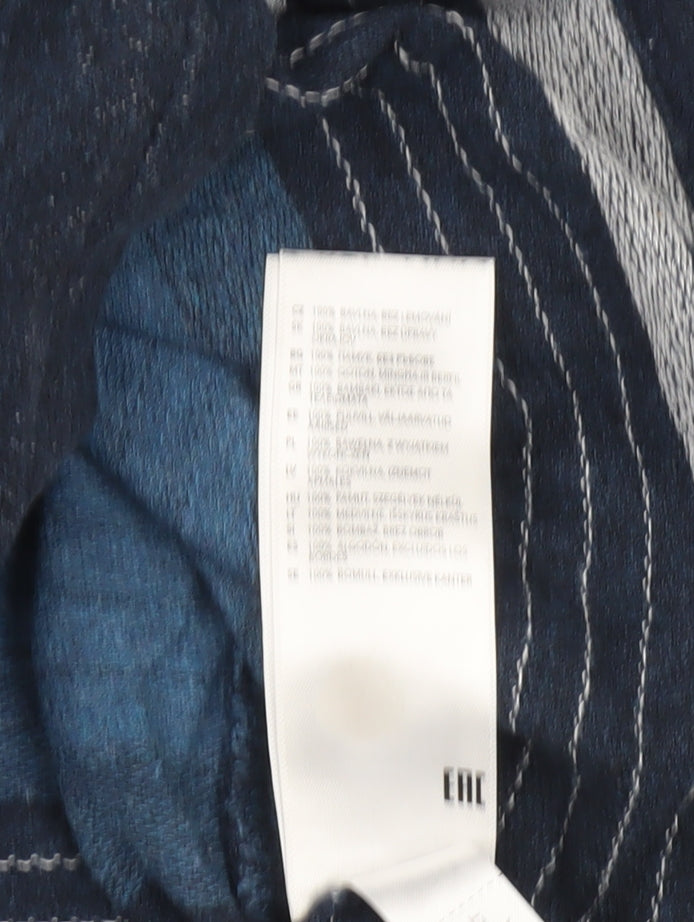 Mens UK Size L Mantaray Blue  T-Shirt