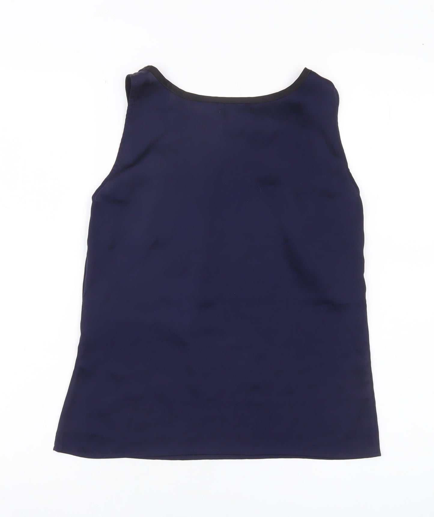 H&M Women’s Blue Tank Top Size 4 Sleeveless Scoop Neck Basic