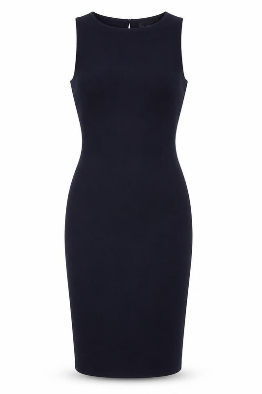 Dusk Women’s Blue Bodycon Knee Length Sleeveless Dress Size 10