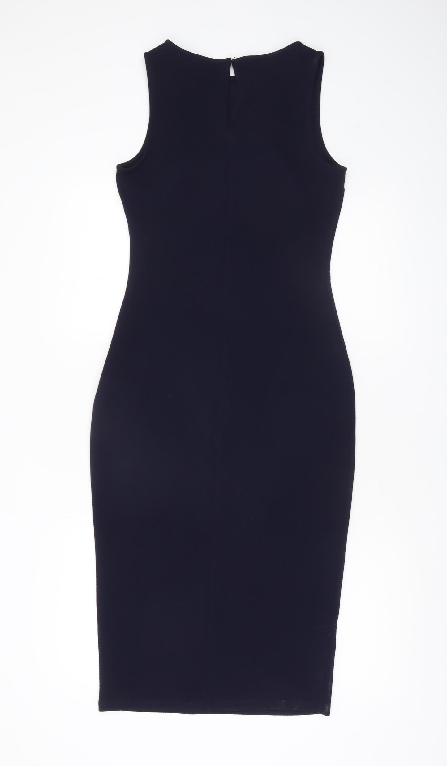 Dusk Women’s Blue Bodycon Knee Length Sleeveless Dress Size 10