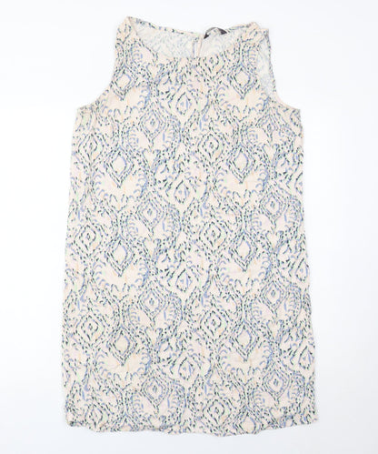 Marks and Spencer Women’s Multicoloured Geometric Shift Dress Size 10