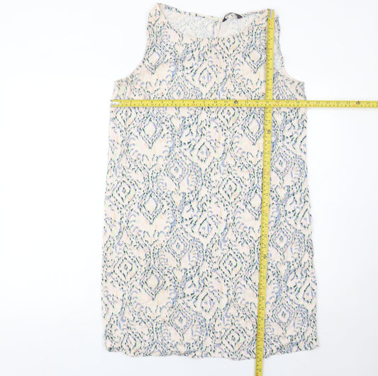 Marks and Spencer Women’s Multicoloured Geometric Shift Dress Size 10