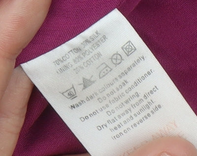 Monsoon Womens Pink Floral Maxi Halter Dress UK 12 Long Summer