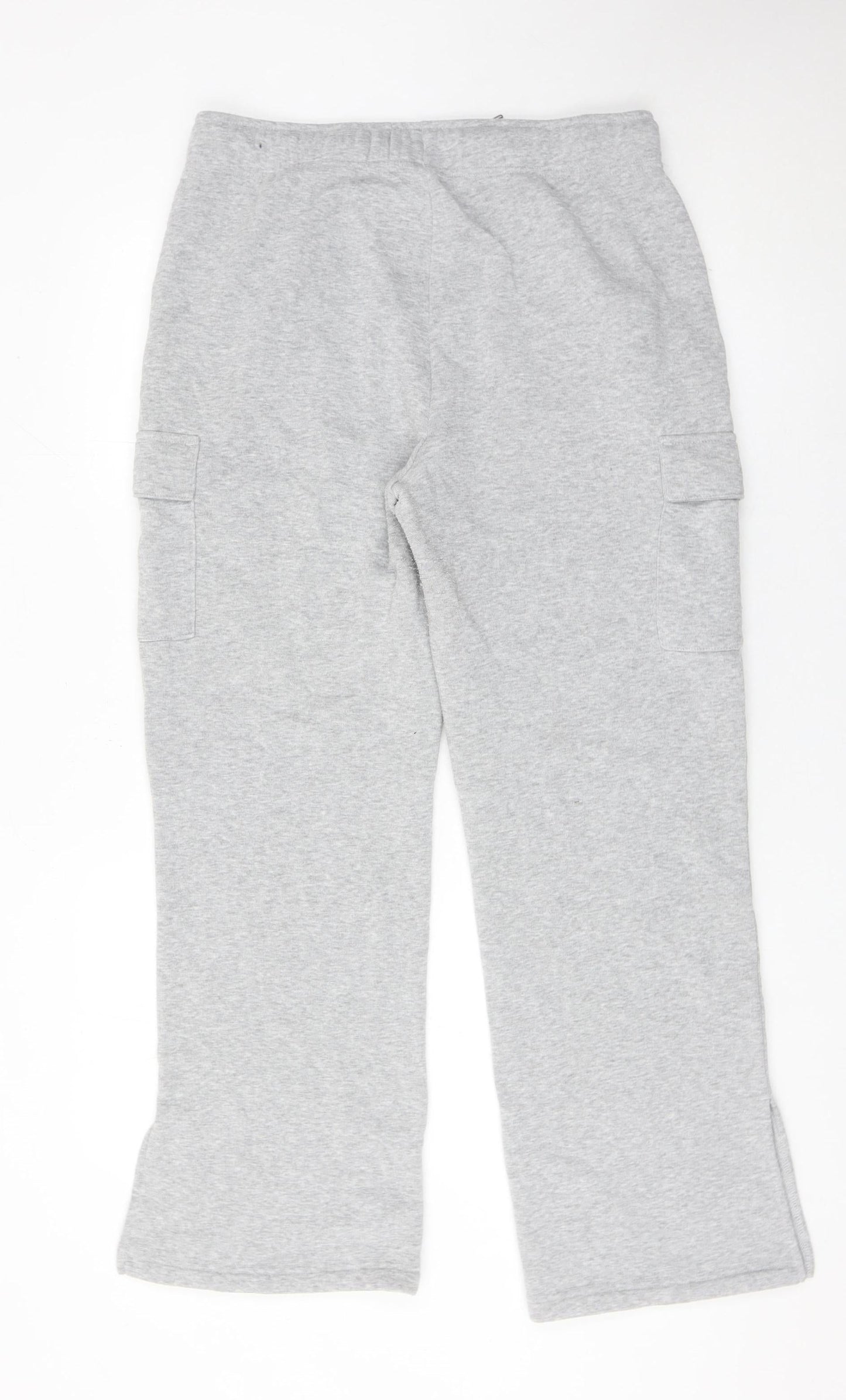 Kyodan Womens Grey Cargo Jogger Trousers Size L Elastic Waist