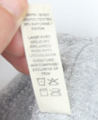 Kyodan Womens Grey Cargo Jogger Trousers Size L Elastic Waist