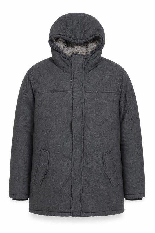 Mens UK Size M Avenue Grey Parka Coat