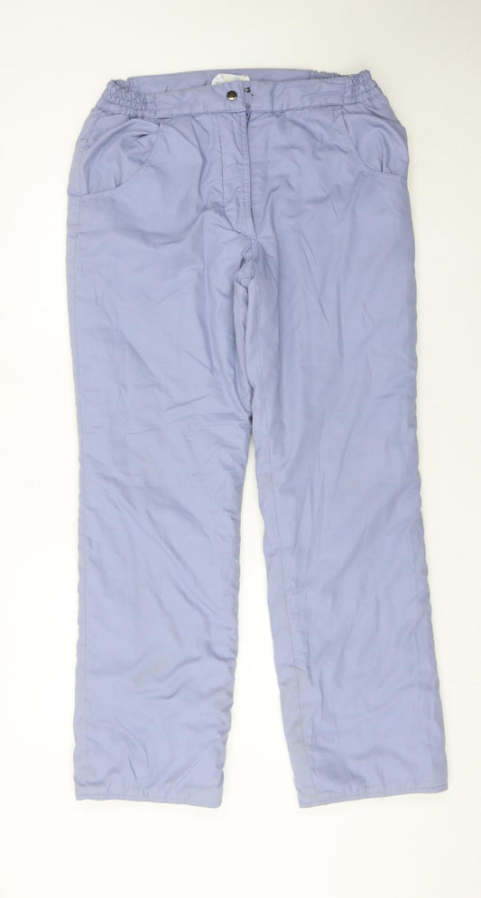 Asda Sport Womens Blue Size 12 Snow Pants Winter Trousers