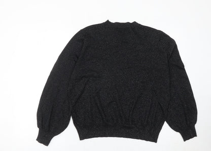 Womens UK Size L Marks and Spencer Black Pullover Jumper