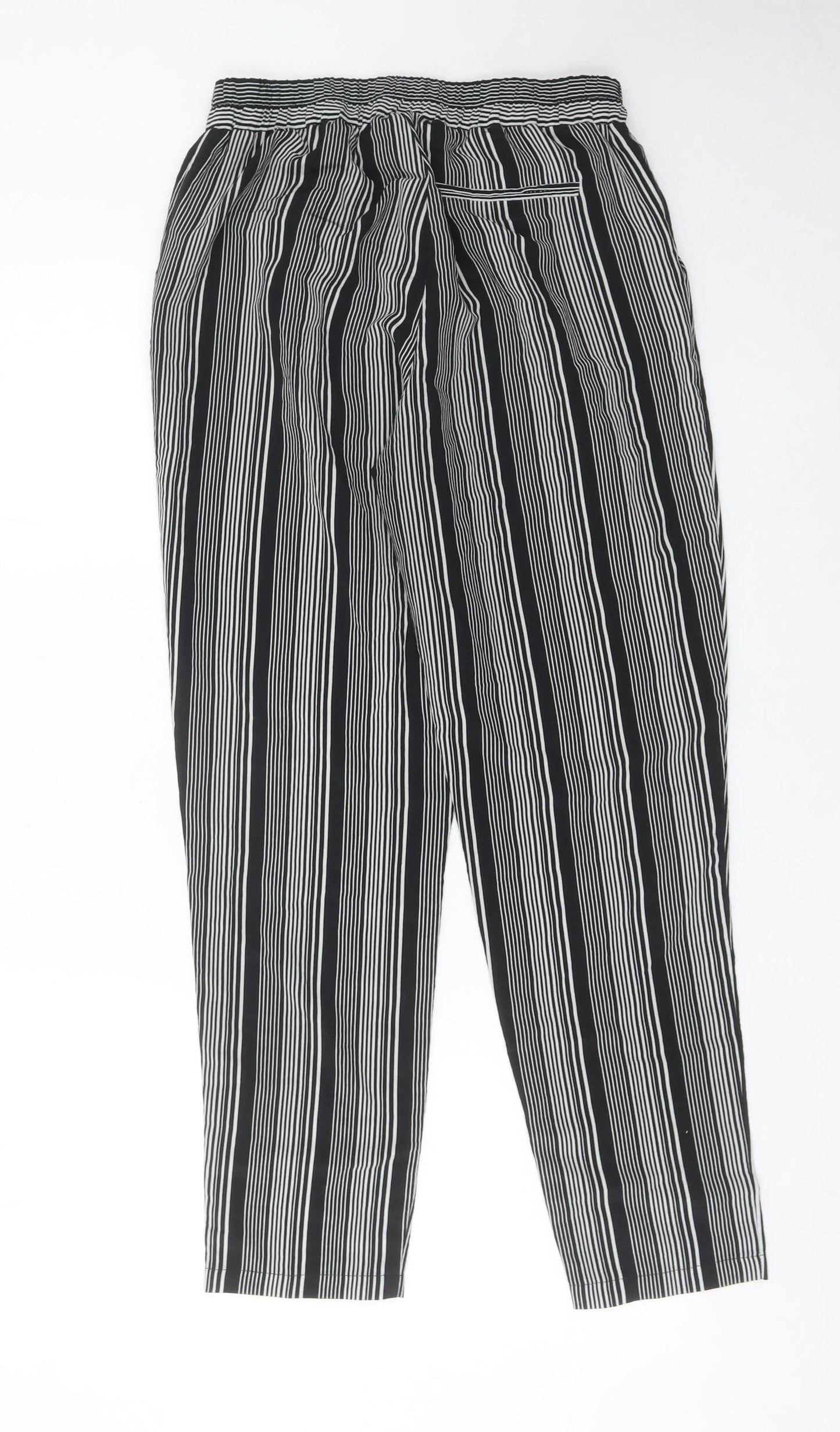 Womens UK Size 8 Primark Relaxed Fit CasualTravel Black Trousers