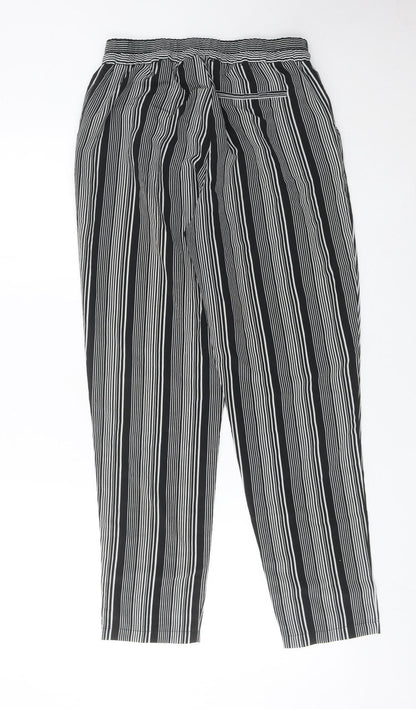 Womens UK Size 8 Primark Relaxed Fit CasualTravel Black Trousers