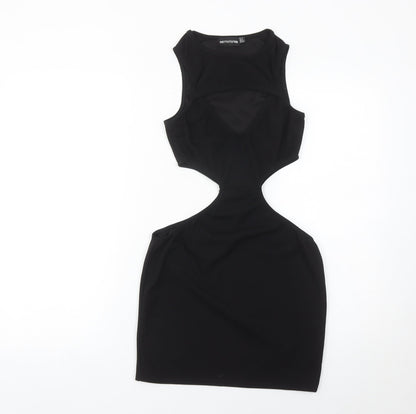 PrettyLittleThing Women’s Black Size 8 Bodycon Cut Out Dress