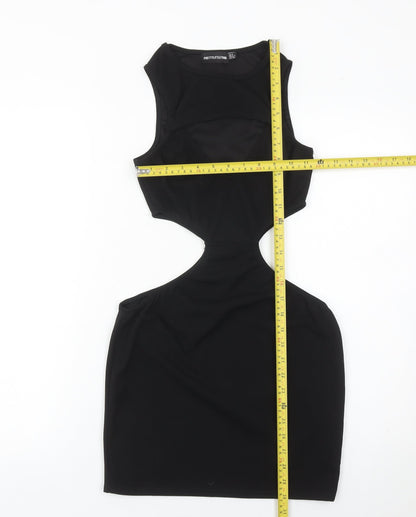 PrettyLittleThing Women’s Black Size 8 Bodycon Cut Out Dress
