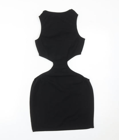 PrettyLittleThing Women’s Black Size 8 Bodycon Cut Out Dress