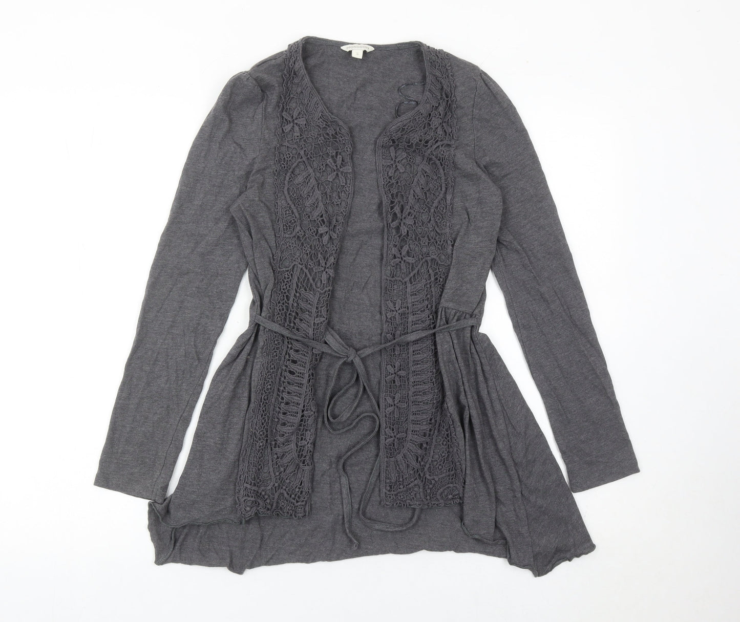 Womens UK Size S Monsoon Grey Cardigan Jumper