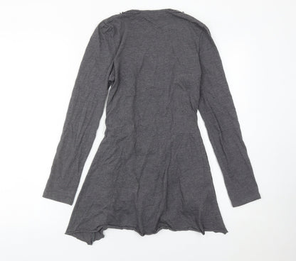 Womens UK Size S Monsoon Grey Cardigan Jumper