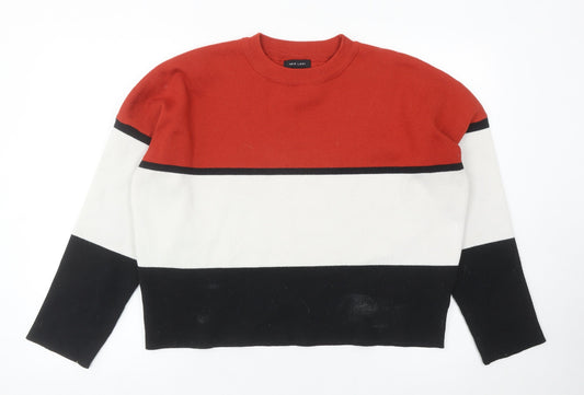 Womens UK Size M New Look Multicoloured Pullover Jumper
