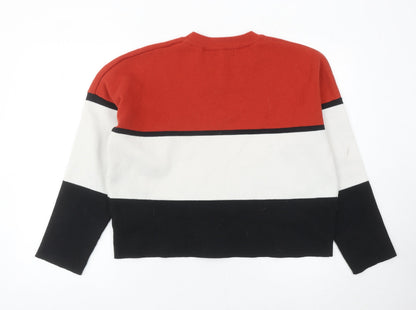 Womens UK Size M New Look Multicoloured Pullover Jumper