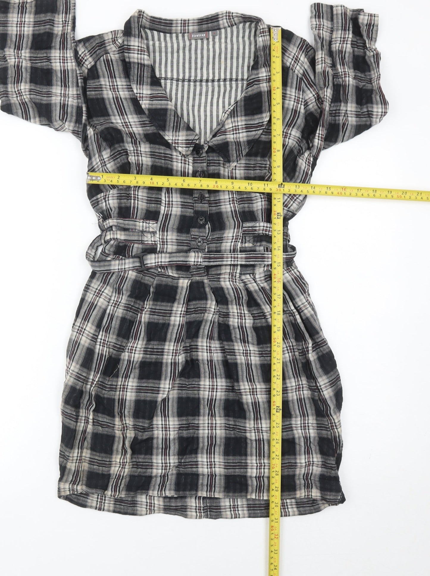 Womens UK Size S Firetrap Shirt Dress