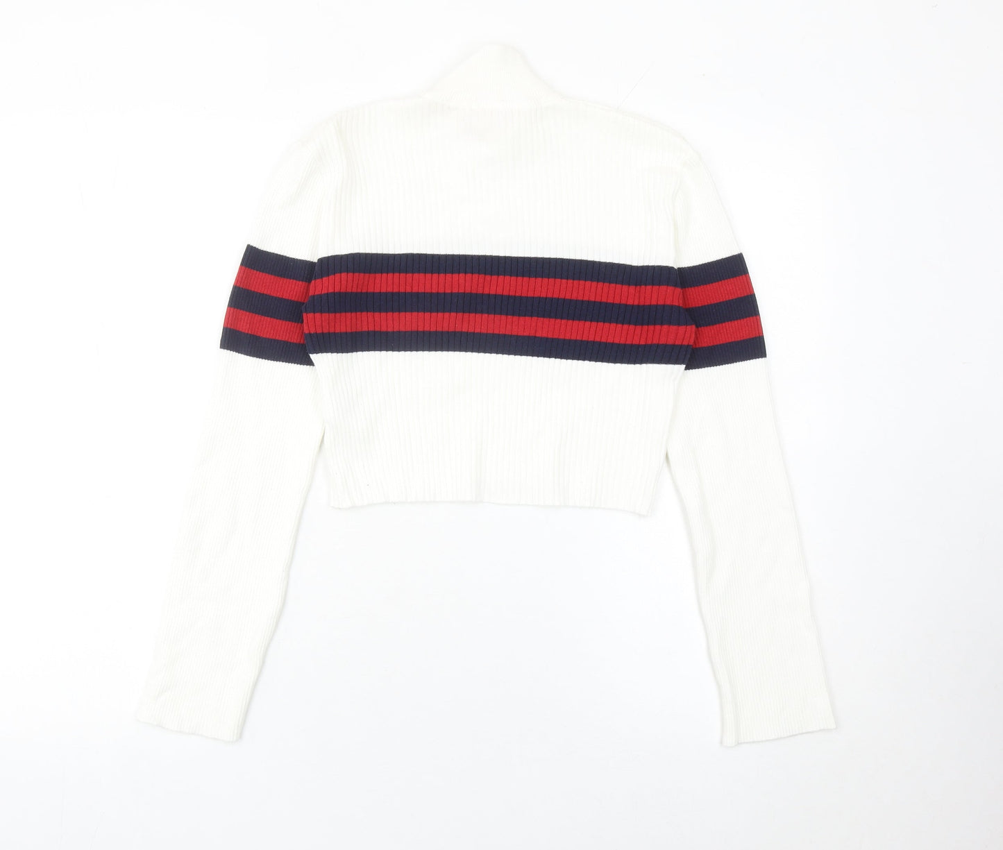 Womens UK Size S Urban Outfitters White Pullover Jumper