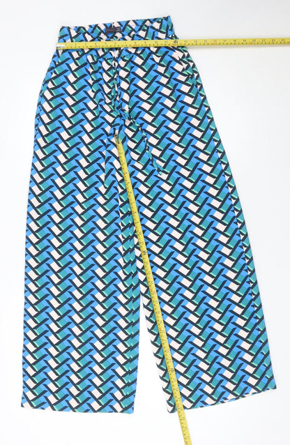 Womens UK Size 6 Marks and Spencer Relaxed Fit CasualTravel Multicoloured Trouse
