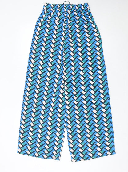 Womens UK Size 6 Marks and Spencer Relaxed Fit CasualTravel Multicoloured Trouse