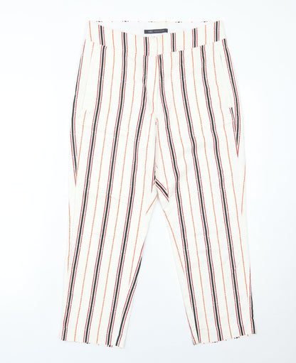 Womens UK Size 8 Marks and Spencer Regular Fit Chino Multicoloured Trousers