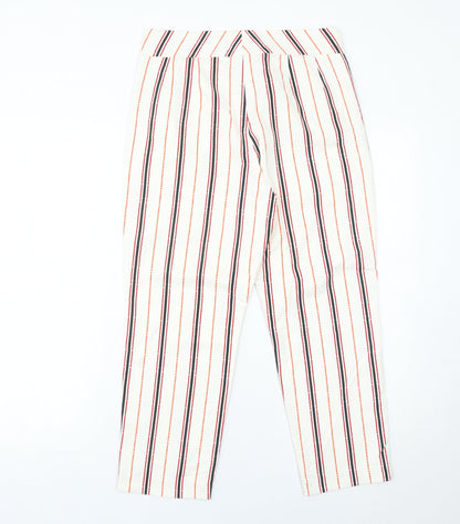 Womens UK Size 8 Marks and Spencer Regular Fit Chino Multicoloured Trousers