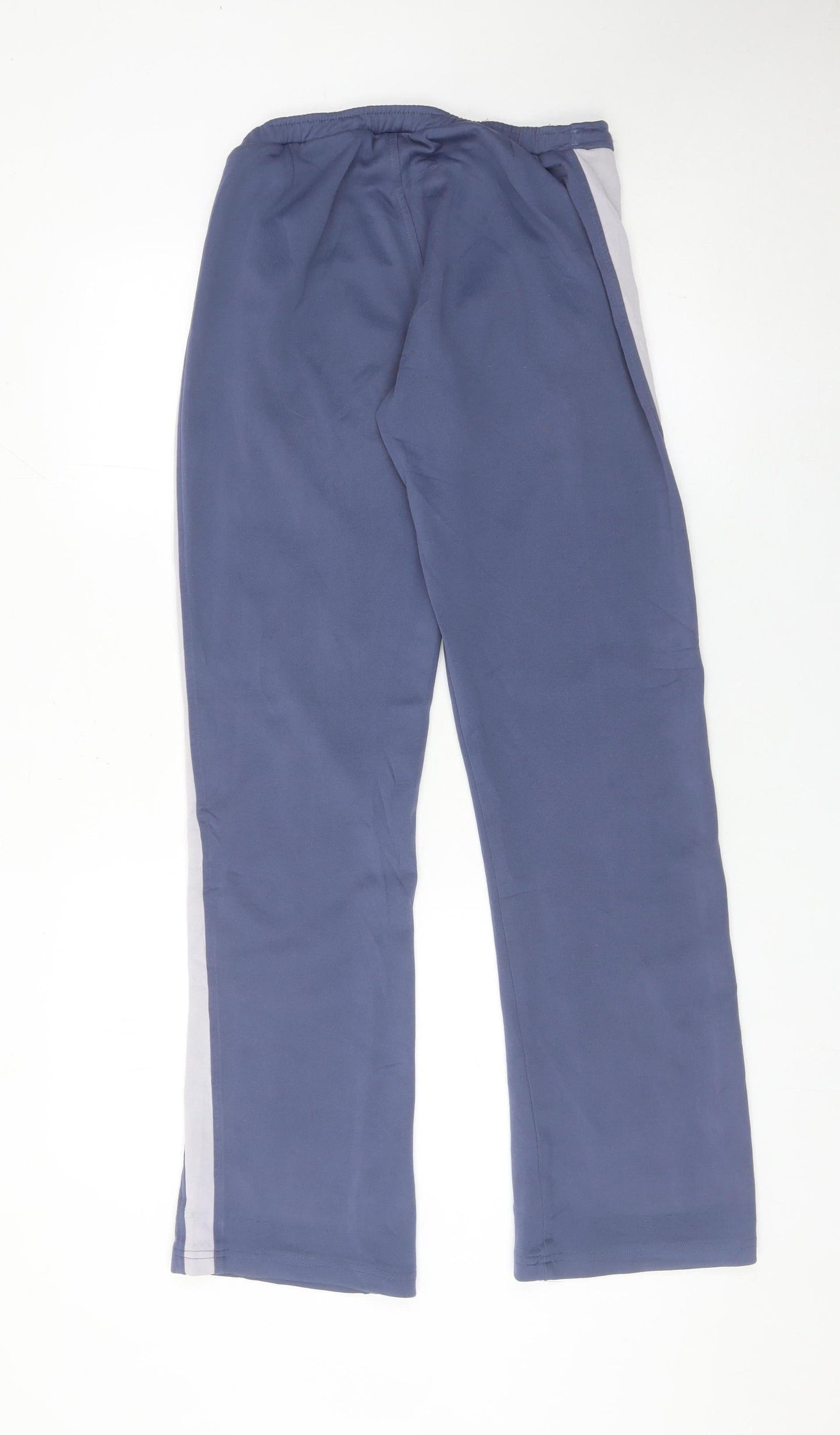 Puma Womens Blue Jogger Trousers M Straight Leg Casual Sportswear