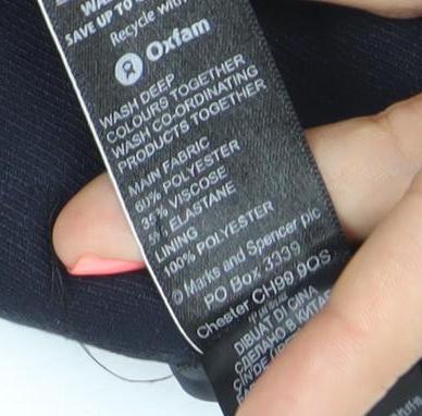 Marks and Spencer Women’s Navy Blue Size 12 Pencil Skirt Workwear